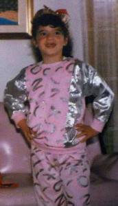 My mom didn't always make good decisions with my outfits.