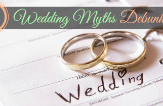 6 Wedding Myths Debunked @pinkmitten.com