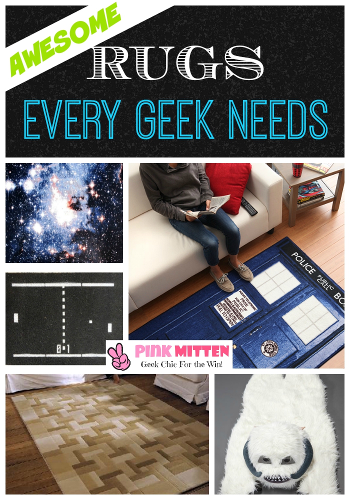 Awesome Carpets and Rugs Every Geek Needs @pink_mitten #geekrugs #geek #geekhome