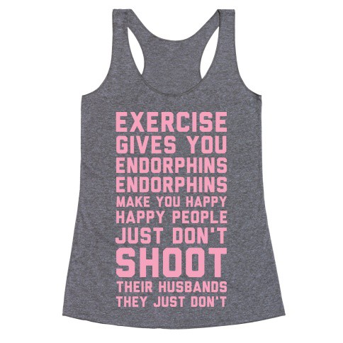 “Exercise Gives You Endorphins” workout clothes. Featured on pinkmitten.com #workoutclothes #exerciseclothes #legallyblonde