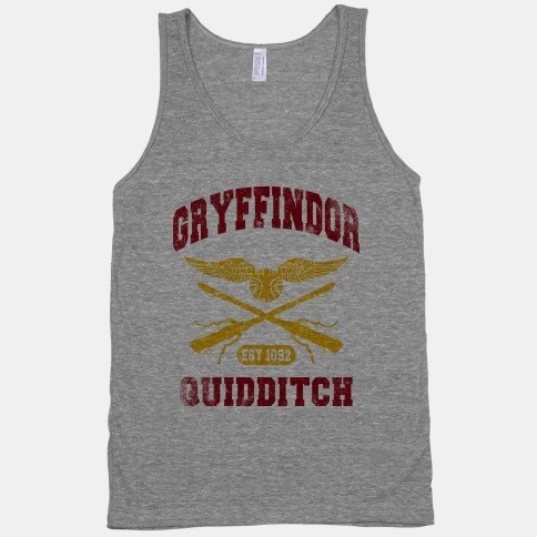 Gryffindor Quidditch workout clothes. Featured on pinkmitten.com #workoutclothes #exerciseclothes #gryffindor #harrypotter