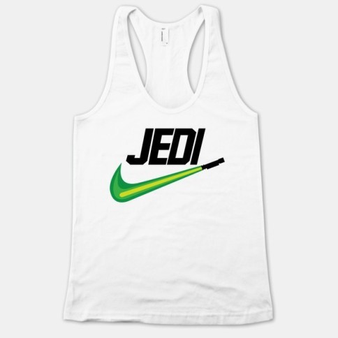 Jedi workout clothes . Featured on pinkmitten.com #workoutclothes #exerciseclothes #starwars #jedi