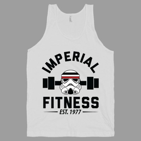 Imperial Fitness Star Wars workout shirts. Featured on pinkmitten.com #workoutclothes #exerciseclothes #starwars