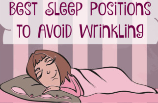 Best sleep positions to avoid wrinkling - pinkmitten.com #wrinkles #beauty #sleep