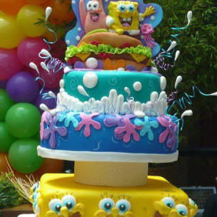 SpongeBob Wedding Cake