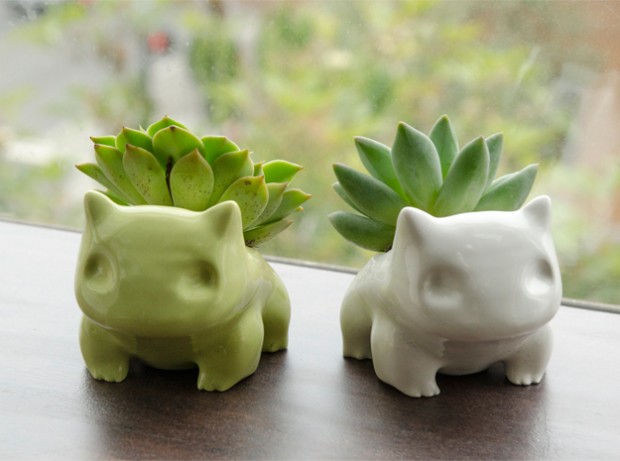 Bulbasaur Pokemon Garden Pot as featured on @pinkmitten. #gardenpot #flowerpot #plantpot #Pokemon #bulbasaur