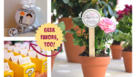 Unique and creative wedding favor ideas - including fun geek favors! As featured on @pinkmitten.com #weddingfavors #weddingfavours #geekwedding #weddingideas
