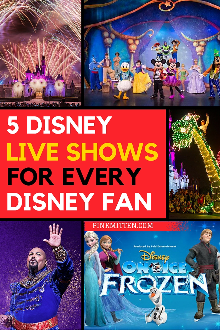 5 Disney Live Shows for Every Disney Fan's Bucket List @pinkmitten.com #disney #disneyshows #disneycruises #broadway