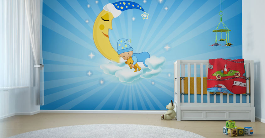 Dream Nursery with wall murals