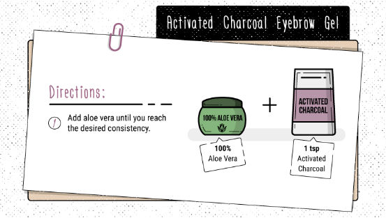 Activated Charcoal Eyebrow Gel - 5 Surprising Beauty Uses for Activated Charcoal. With recipes! pinkmitten.com #beauty #charcoal #DIY #organic #eyebrows #makeup