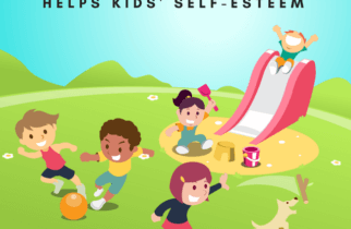 How playing outside improves kids' self-esteem @pinkmitten #children #selfesteem #playground #outsideplay